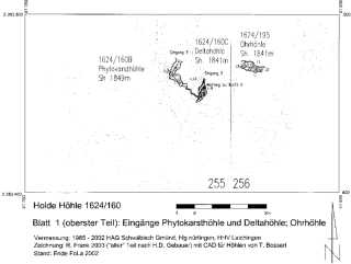 [Karte: Holde Höhle Blatt 1]